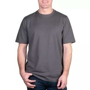 Kirkland Signature Men's Pima‎ Cotton Slub Tee Gray Size Medium New with Tags!
